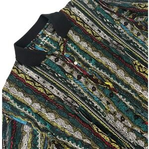 Tundra Canada Polo Medium Super Mercerized Biggie Cosby Coogi Sweater Style 90s